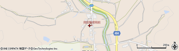 京都府綾部市岡安町（大道）周辺の地図