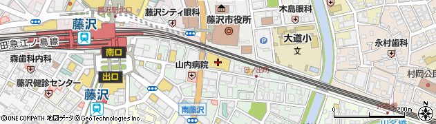 ダイソーオーケーストア藤沢店周辺の地図