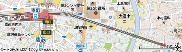 オーケー藤沢店周辺の地図