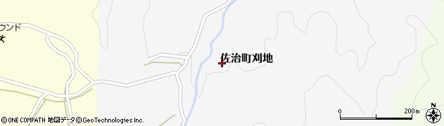鳥取県鳥取市佐治町刈地179周辺の地図