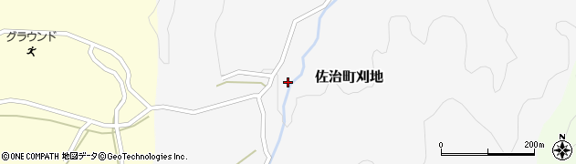 鳥取県鳥取市佐治町刈地262周辺の地図