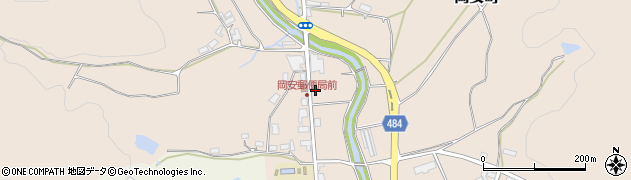 京都府綾部市岡安町堂元周辺の地図