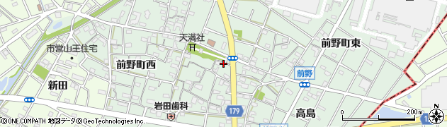 愛知県江南市前野町西221周辺の地図