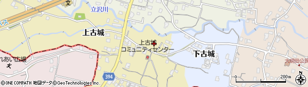 静岡県駿東郡小山町上古城周辺の地図