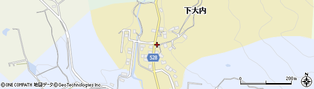 京都府福知山市下大内26周辺の地図