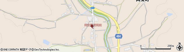 綾部岡安郵便局 ＡＴＭ周辺の地図