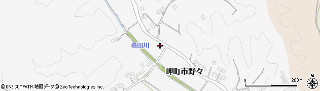 千葉県いすみ市岬町市野々周辺の地図
