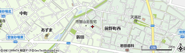 愛知県江南市前野町西51周辺の地図