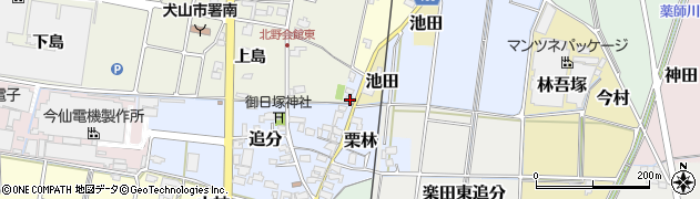 愛知県犬山市追分1周辺の地図