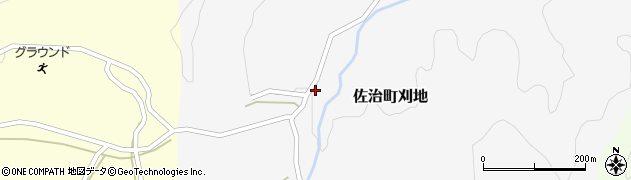鳥取県鳥取市佐治町刈地259周辺の地図
