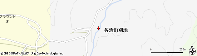 鳥取県鳥取市佐治町刈地263周辺の地図