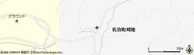 鳥取県鳥取市佐治町刈地274周辺の地図