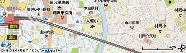 神奈川県藤沢市朝日町3周辺の地図