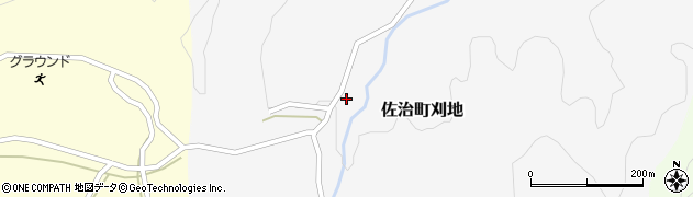 鳥取県鳥取市佐治町刈地264周辺の地図