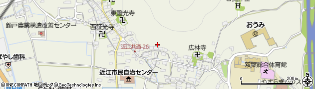 滋賀県米原市顔戸周辺の地図