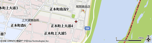 岐阜県羽島市正木町南及9丁目112周辺の地図