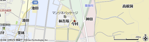 愛知県犬山市今村周辺の地図