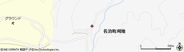 鳥取県鳥取市佐治町刈地275周辺の地図