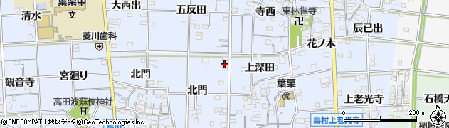 愛知県一宮市島村北門18周辺の地図