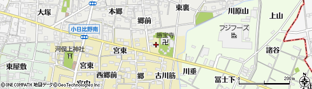 愛知県一宮市浅井町河端郷裏18周辺の地図