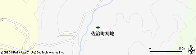 鳥取県鳥取市佐治町刈地123周辺の地図