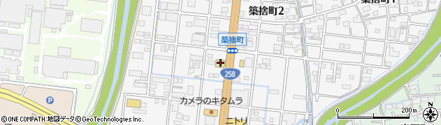 びっくりドンキー 大垣南店周辺の地図