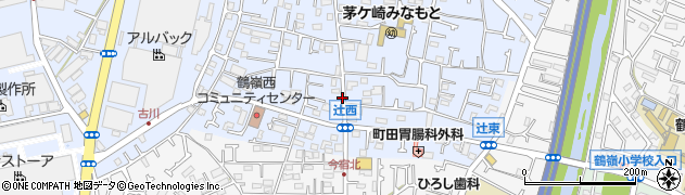 萩園辻周辺の地図