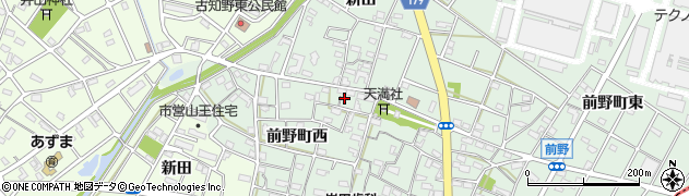 愛知県江南市前野町西85周辺の地図