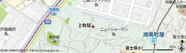 神奈川県鎌倉市上町屋周辺の地図