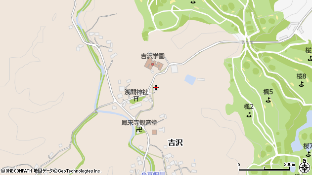〒290-0523 千葉県市原市吉沢の地図
