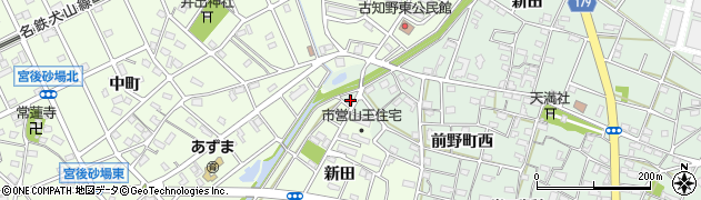 愛知県江南市前野町西12周辺の地図