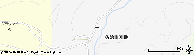 鳥取県鳥取市佐治町刈地266周辺の地図