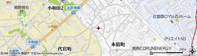 神奈川県茅ヶ崎市本宿町5周辺の地図