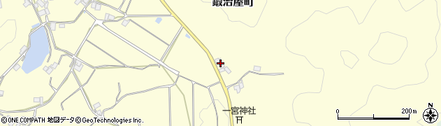 京都府綾部市鍛治屋町岼ノ上周辺の地図
