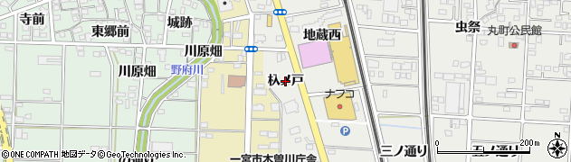 愛知県一宮市木曽川町黒田（杁ノ戸）周辺の地図