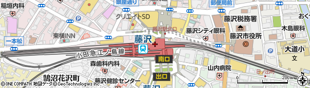 神奈川県藤沢市藤沢75周辺の地図