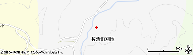 鳥取県鳥取市佐治町刈地122周辺の地図