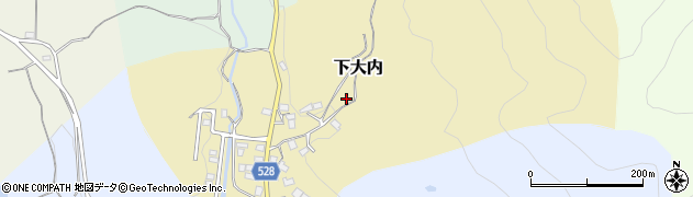 京都府福知山市下大内131周辺の地図