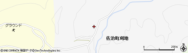鳥取県鳥取市佐治町刈地282周辺の地図