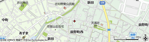 愛知県江南市前野町西71周辺の地図
