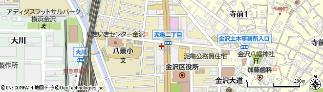 横浜信用金庫金沢支店周辺の地図