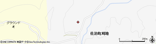 鳥取県鳥取市佐治町刈地283周辺の地図