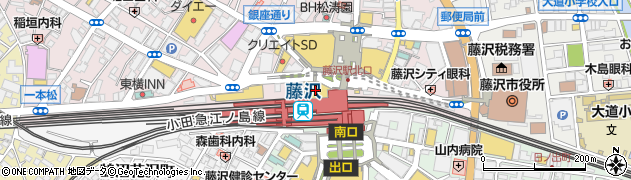 ＬＵＭＩＮＥ藤沢周辺の地図