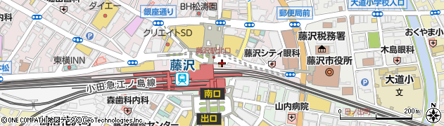 藤沢警察署藤沢駅北口交番周辺の地図