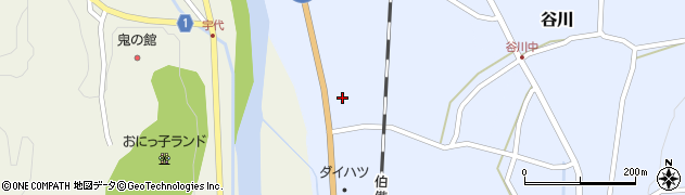 鳥取県西伯郡伯耆町溝口375周辺の地図