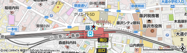 クイーンズアイ藤沢店周辺の地図
