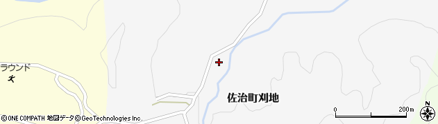鳥取県鳥取市佐治町刈地270周辺の地図