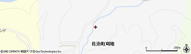 鳥取県鳥取市佐治町刈地116周辺の地図