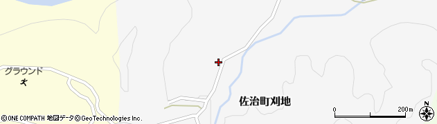 鳥取県鳥取市佐治町刈地292周辺の地図