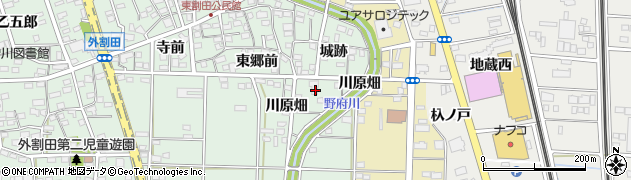愛知県一宮市木曽川町外割田二の通り12周辺の地図